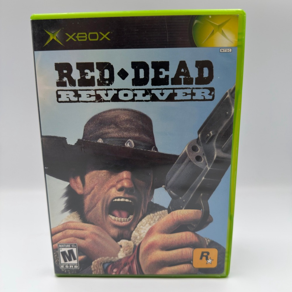 Red Dead Revolver Original Xbox Game Rockstar Games CIB With Manual TESTED